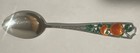 Sterling Silver Vintage Enameled Yakima Washington Apple Souvenir Spoon