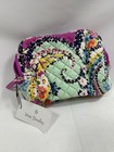 Vera Bradley Quilted Floral Cosmetic Makeup Bag New With Tags