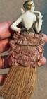 Art Deco Woman Half Doll Crumb Or Clothing Brush Japan   German 