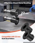 Vevor Bead Roller Forming Set 9 Metal Dies And 1 Polyurethane Wheel 22 Mm Shaft