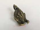 Collection Ancient Chinese Bronze Carving Wealth Wild Boar Statue Pendant Gift