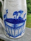 Salmon Falls Pottery 9 75  Pitcher Blueberry Basket 1993