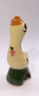 Vintage 1993 Alpine Pottery Roseville Ohio Pie Bird Vent With Painted Apple