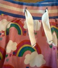 Mini Boden  Girls Skort  6-7 Years   Pink With Rainbows  Clouds  Hearts 