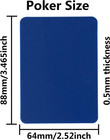 10pack Poker Cut Cards - Poker Size Casino Cutting Card In Muti Colors For Poker