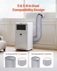 Uimoso Portable Air Conditioner Hose Cover Wrap Insulation Universal Duct Sleeve