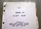 Rare 1966 Nasa Gemini Viii Flight Plan Final Original Packet Paper Booklet 8