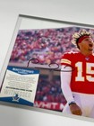 Patrick Mahomes Hand Signed Autographed Photo 8x10 Bas Coa