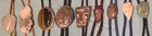 Vintage Lot Of 9 Metal Bolo Ties  Nice Stone Designs  2 Arrowheads  More  Nice