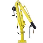 Hydraulic Pickup Truck Crane With Hand Winch  1 Ton Capacity Bed