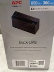 Apc Back-ups 650 Battery Backup And Surge Protector Black  bvn650m1 