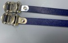 New Alfredo Binda Toe Straps One Pair Dark Blue