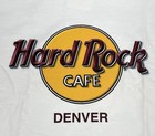 Vtg Y2k Hard Rock Cafe Denver Adult Xl Classic Logo S s Cotton T-shirt Nwt New