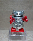 Vintage Chrome Wind-up Robot Hero Toy 1970s Japan 4  Action Figure - Works 