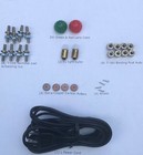Lionel Zw Transformer Repair Kit   l Cord t-159  T-160 lens Caps Bulbs   Rollers