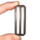 2  Steel Slider Tri Glide Webbing Strap Adjustable Buckle - Metal  50mm  Black