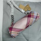 Vivienne Westwood Pink Grid Round Underarm Bag