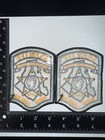 Set Of 2 Mecklenburg County Nc Sheriff   s Patch Obsolete