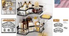 Shower Caddy Organizer 3 Pack Stainless Steel Corner Shelves Bathroom Storage