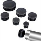 Round Plastic Blanking End Caps Pipe Tube Inserts Plugs Bungs Black 10mm-140mm