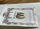 St  Anthony Lapel Pin  Gold Tone  Patron Saint  Finder Of Lost Articles