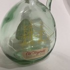 Vintage Old Fitzgerald Bourbon Whiskey Glass Decanter  old Ironsides  W stopper