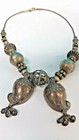 Antique Handmade Sterling Silver Necklace 17 5 Inches