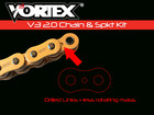 Yamaha Yzf-r6 06-18 Vortex 520 Chain And Sprocket Kit 15-47 Tooth Ckg6316