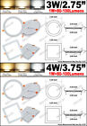 2 3 4 5 6 7 8 9 11-inch Recessed Lighting Canless Led Ceiling Can Light Fixture