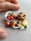 Doll Pancake Berries Fruits Food Kitchen Dollhouse Miniature Scale 1 12 Handmade