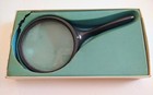 Vintage Bausch   Lomb 5  Round Reading Magnifying Glass W  Original Box
