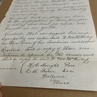 1901 27th Regiment Asso Westfield Ma Resolution President Mckinley Assassination