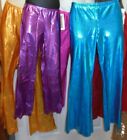  Foil Bootcut Pants Jazz Dance  36 Retail Shiny Metallic Many Colors Over 300 