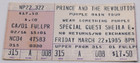 Rare Prince Wear Something Purple Ticket Stub Nassau Coliseum New York 1985