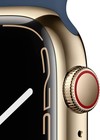 Apple Watch Series 7 Stainless 41mm A2475  gps   Cellular  Gold  good 