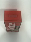 Vintage Coca Cola Vending Machine Coin Bank With 3 Handkerchiefs Tin