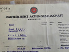 Mercedes-benz Wwii Ww2 Documents     Original Lot Of 3 Wartime Letters W  Stamps