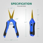 6 5 Inch Gardening Scissors Hand Pruner Pruning Shears With Titanium Coated