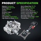 For Holley 4160 Carburetor 4-barrel Square 600 Cfm Electric Choke 0-80457sa 4160