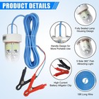 Underwater Fishing Light 80w 12v 40000 Lumens Super Bright Led Submersible Gr   