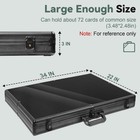 Black 34 In X 22 In  Card Show Display Case Large Aluminum  34 x22  