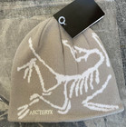 Arc teryx Bird Head Toque Beanie - Ash Gray - Wool Ski Winter Hat - Nwt