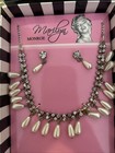 Costume Jewelry-marilyn Monroe-necklace   Earrings   Brooch