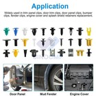 500pcs Car Body Push Retainer Pin Rivet Trim Plastic Clips Panel Moulding Kit Us