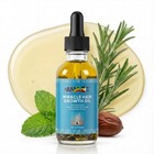 Natural Hair Growth Oil - Rosemary  Peppermint  Ginger   Jojoba - Fast Results F