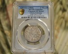 Sinkiang Silver 3 Mace   1904  Pcgs Xf Cleaned