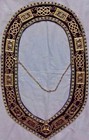 Masonic Regalia Grand Lodge Master Mason Apron Hand Embroidered Wth Chain Collar