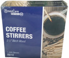 1000 Royal Wood Coffee Stirrers 5 1 2  Long Woodgrain Beverage Stir Sticks New
