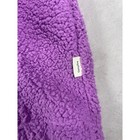 Magellan Outdoors Womens Purple Campfire Sherpa Fleece Quilted Pullover Xl