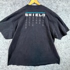 The Shield T-shirt Men Roman Reigns Seth Rollins Dean Ambrose Wwe Authentic Wear